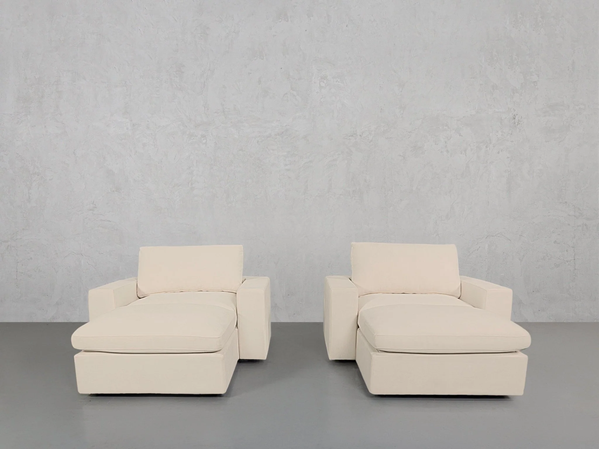 Double Armchairs with Ottomans - Image 108