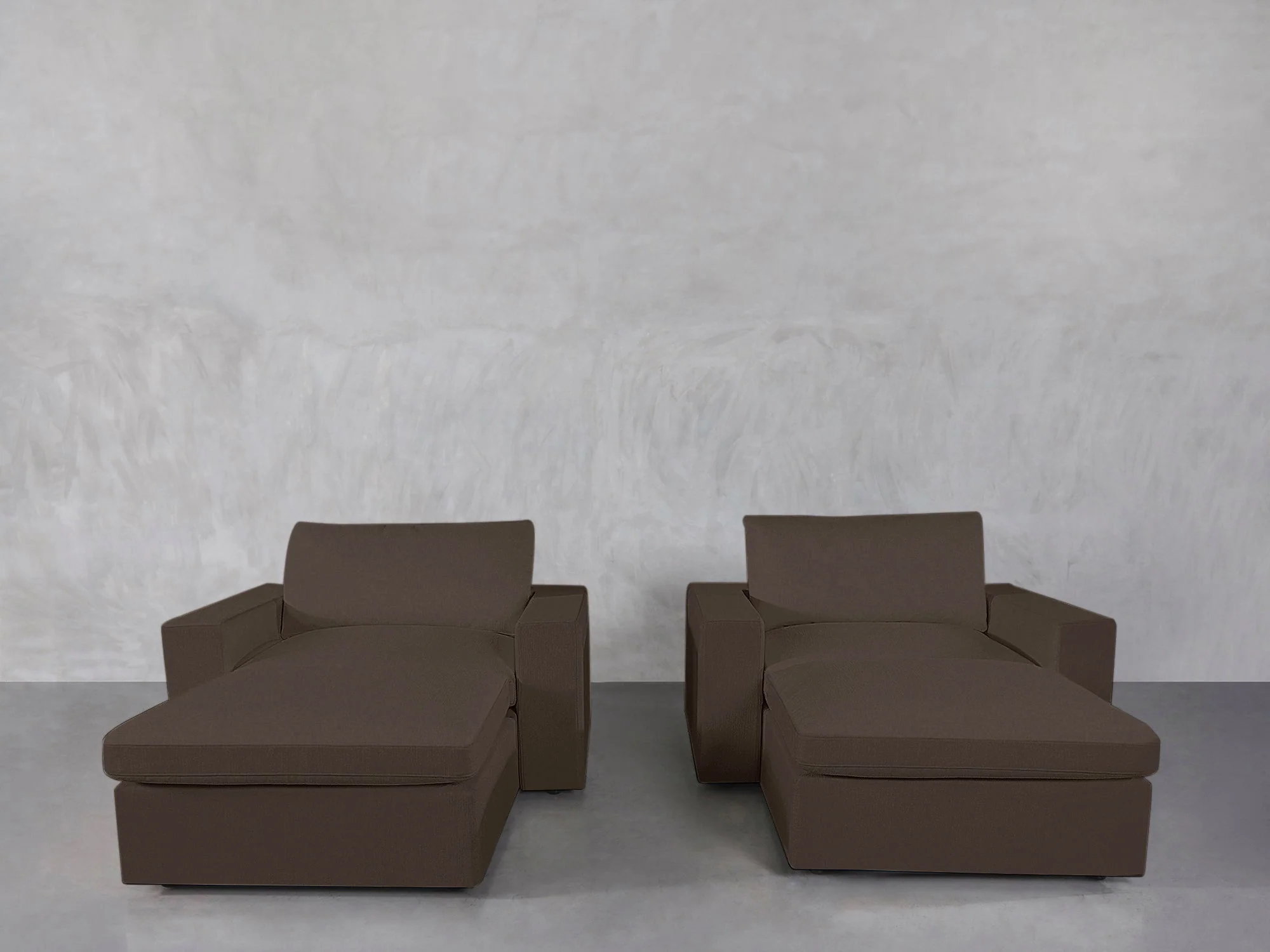 Double Armchairs with Ottomans - Image 136