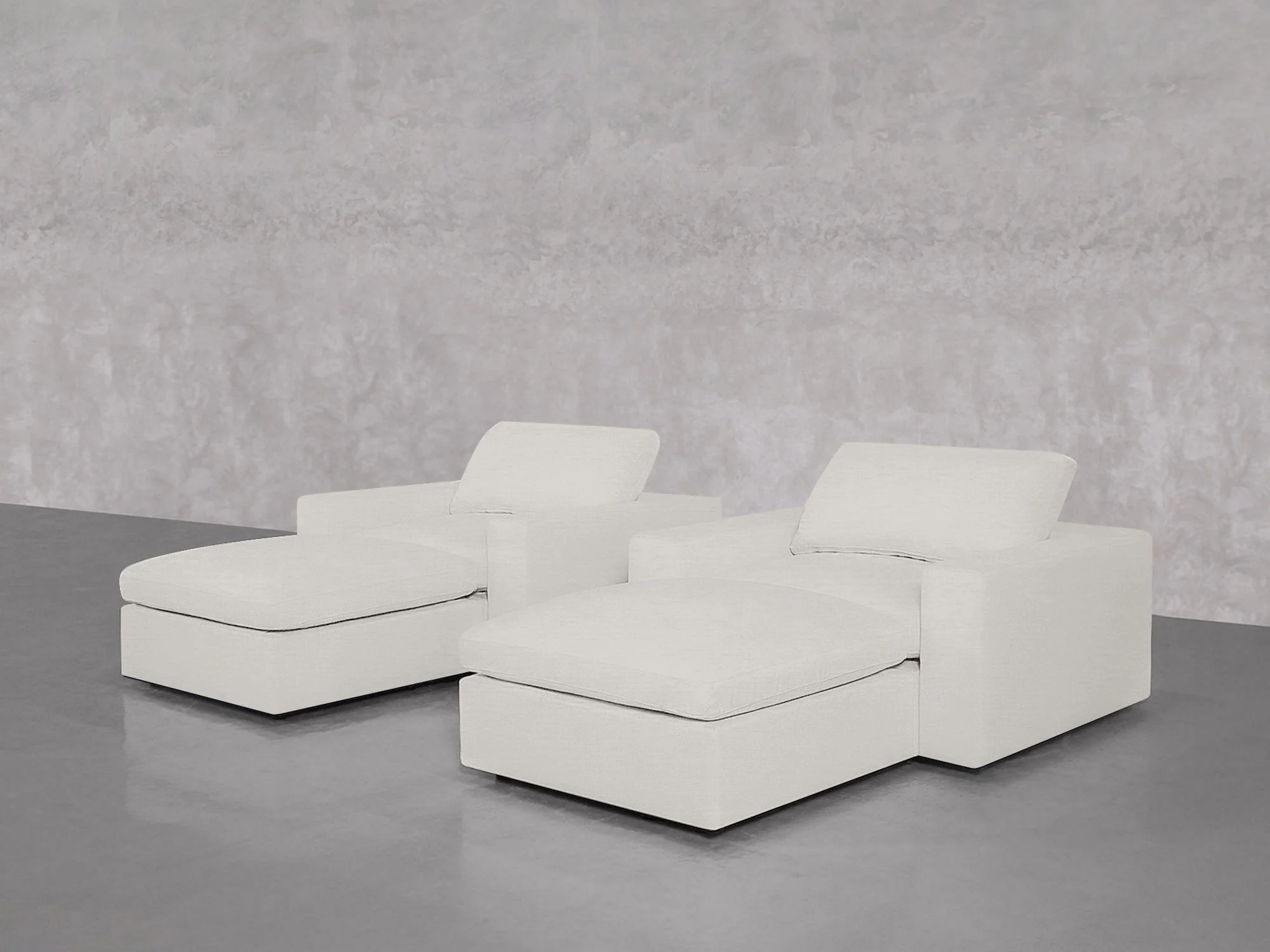 Double Armchairs with Ottomans - Image 177