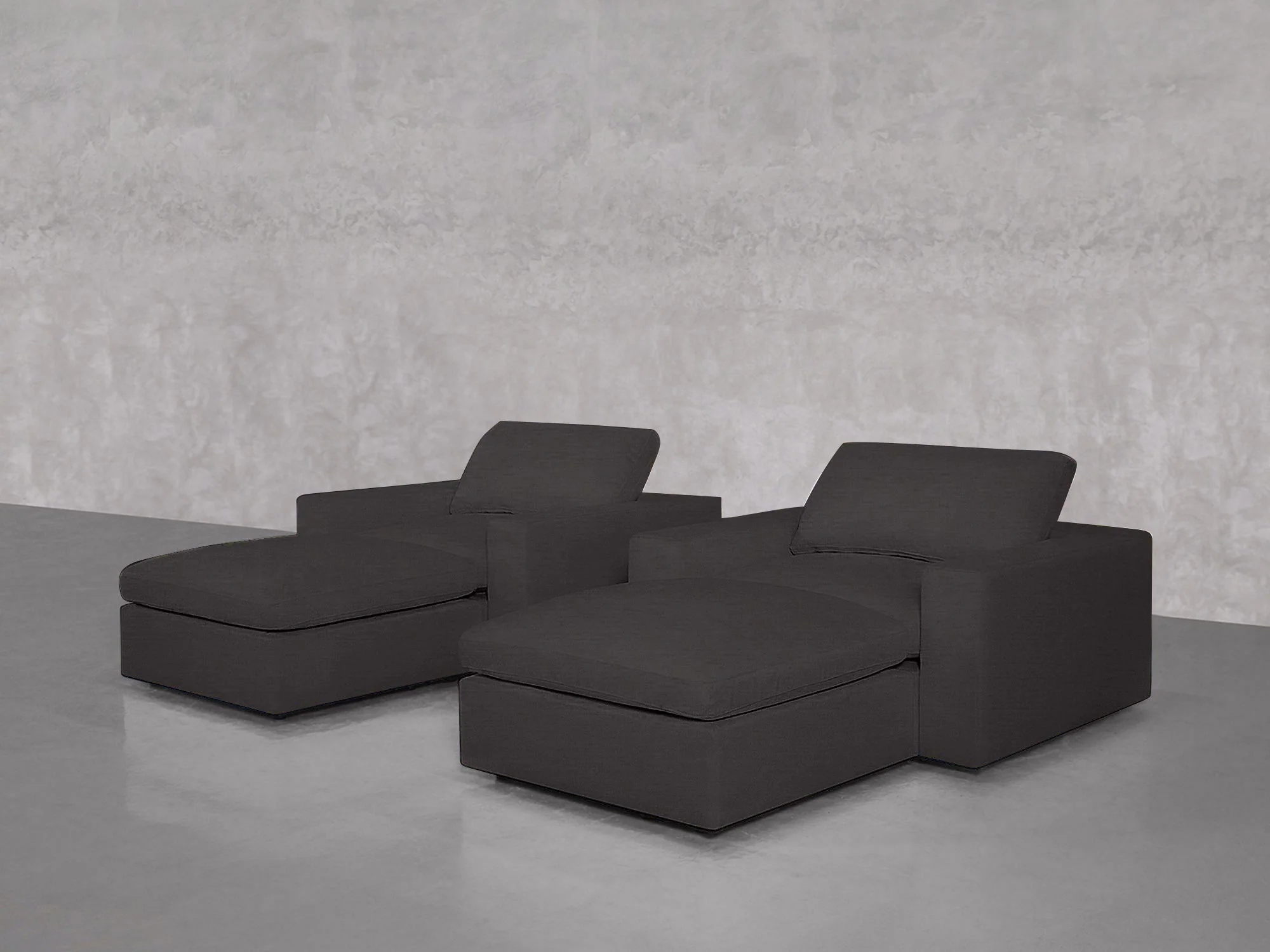Double Armchairs with Ottomans - Image 187