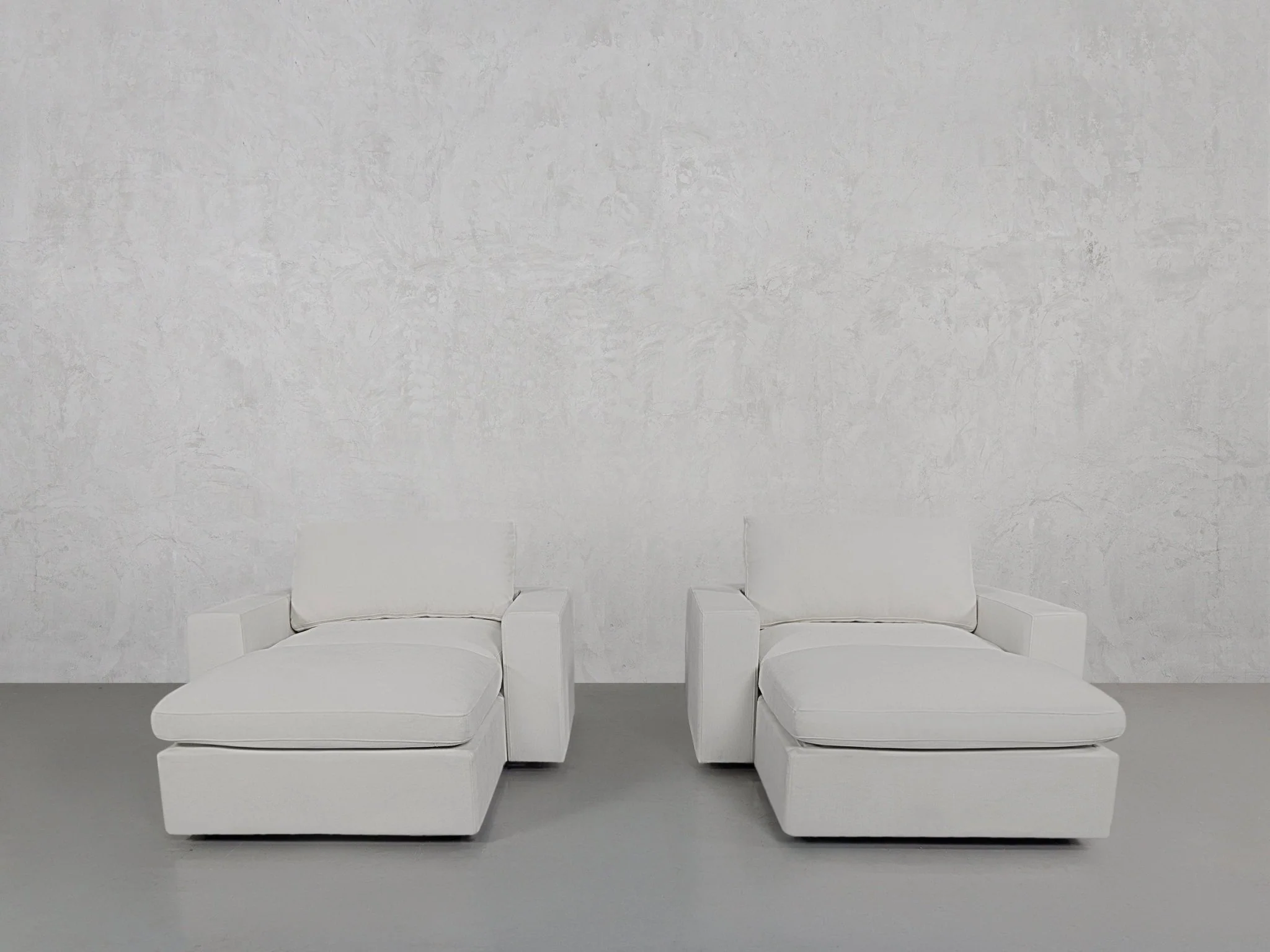 Double Armchairs with Ottomans - Image 21