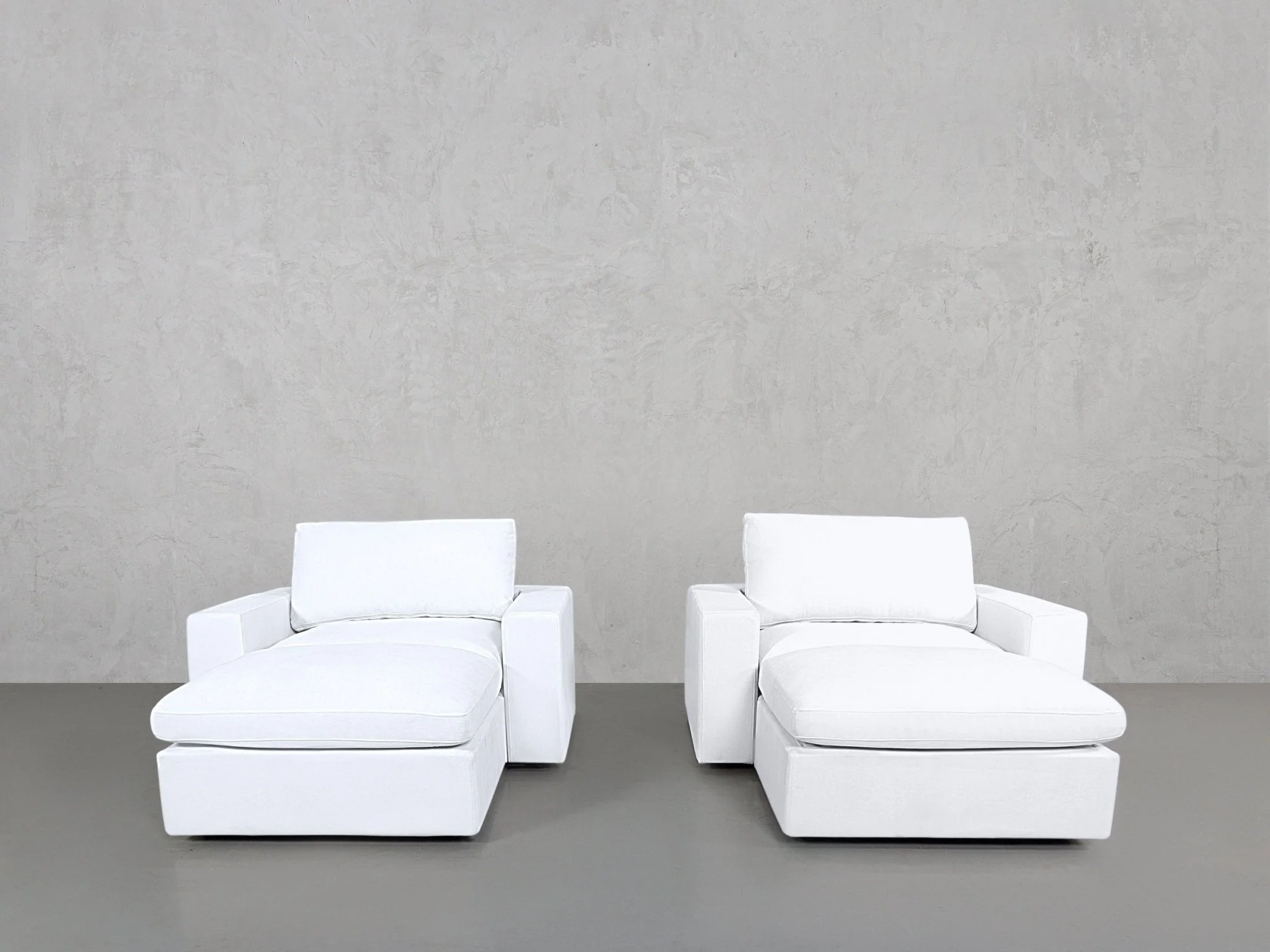Double Armchairs with Ottomans - Image 30