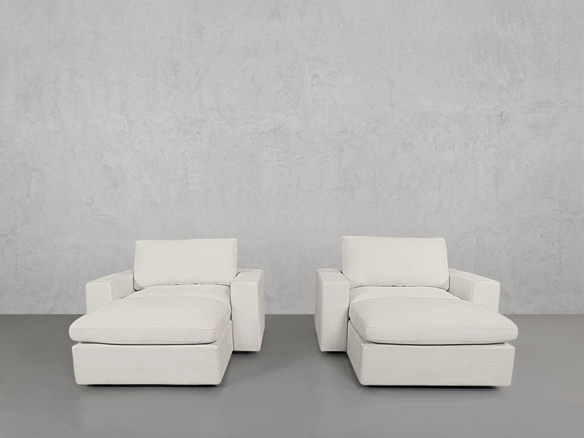 Double Armchairs with Ottomans - Image 50