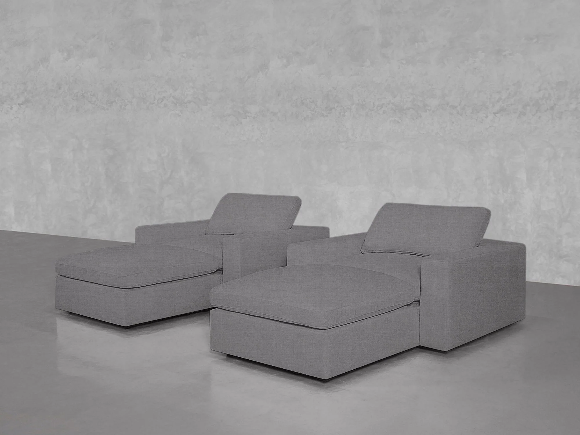 Double Armchairs with Ottomans - Image 67