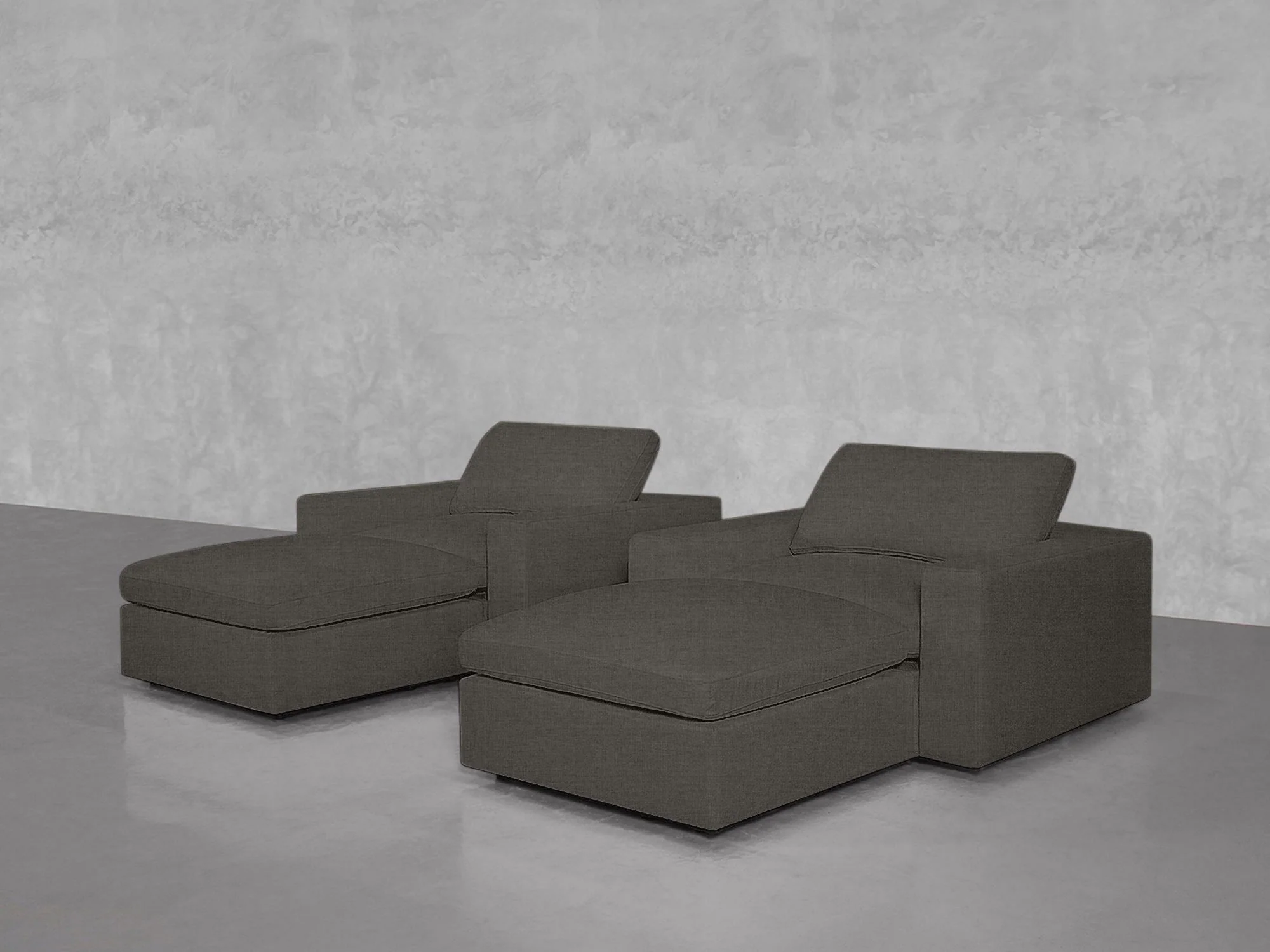Double Armchairs with Ottomans - Image 77