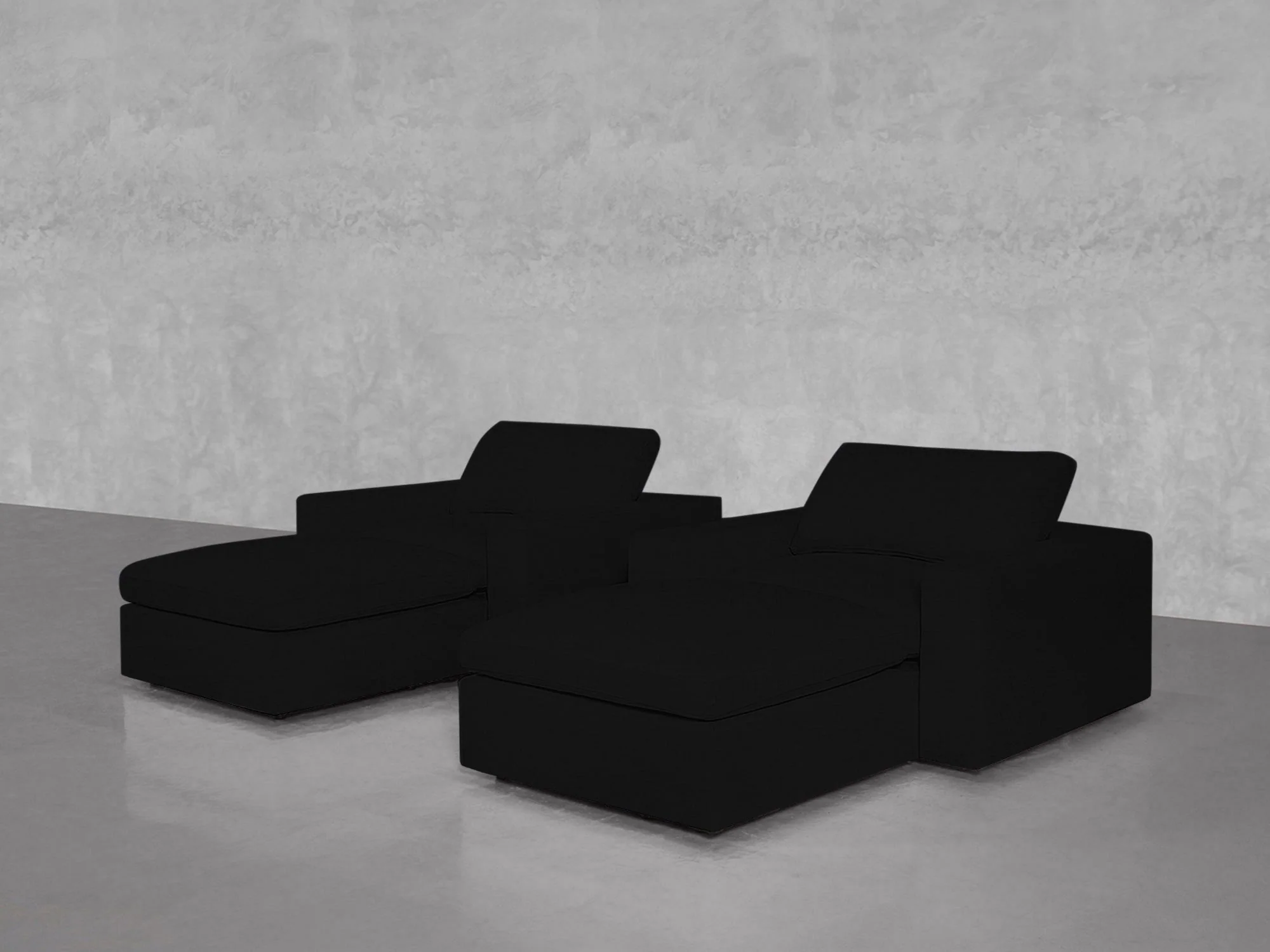 Double Armchairs with Ottomans - Image 87