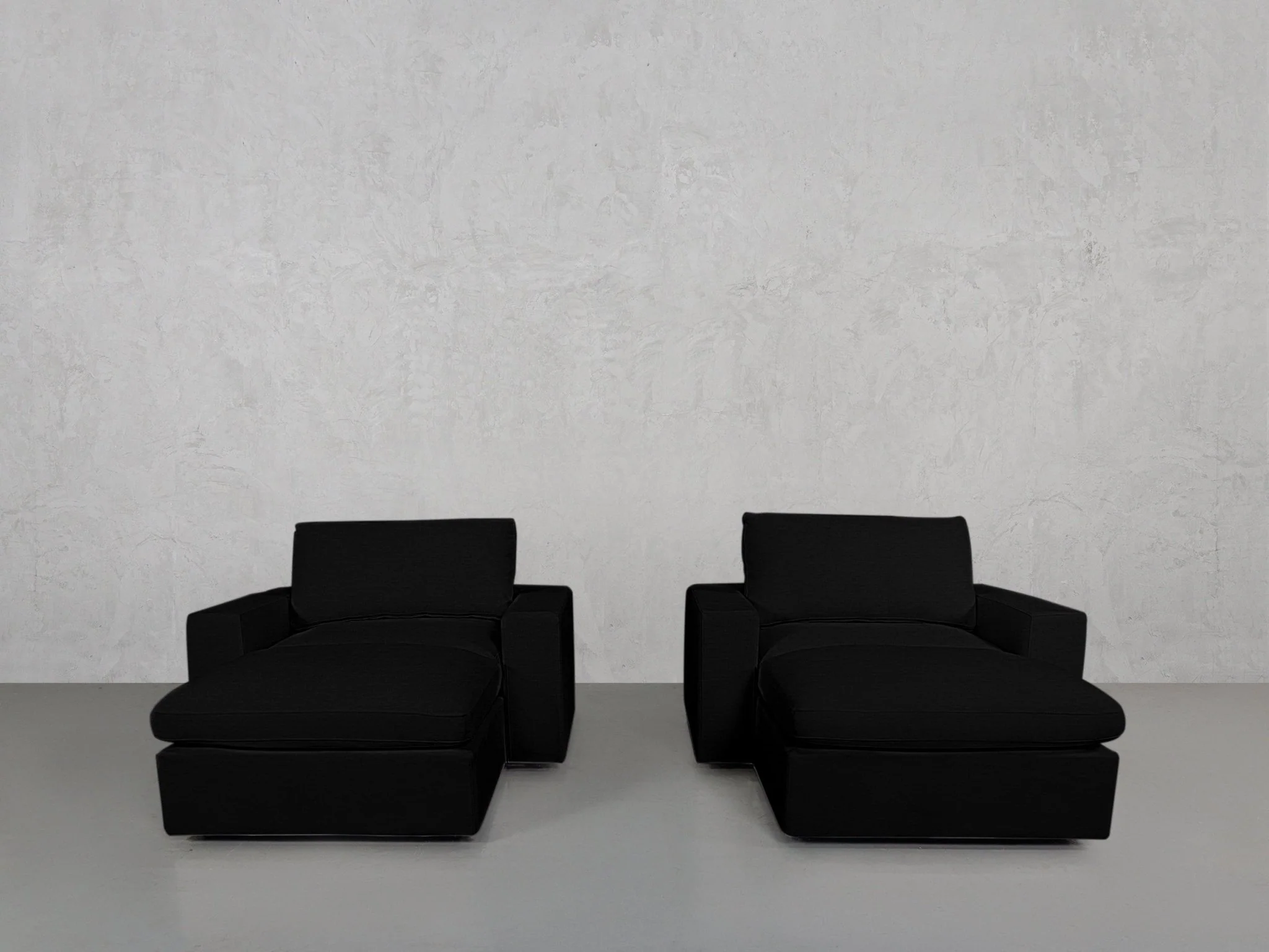 Double Armchairs with Ottomans - Image 88
